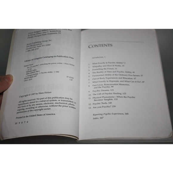 Are You Psychic?: Unlocking the Power Within by Holzer, Hans - Picture 2 of 4